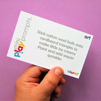 Art Play Prompts Activity Cards Mini Pack, 2 of 5