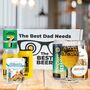 Best Dad Manchester Craft Beer Father's Day Gift Set With Glass And Snack, thumbnail 1 of 5
