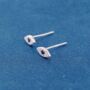 Turkish Evil Eye Stud Earrings – 925 Sterling Silver, thumbnail 6 of 7