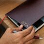 Heritage Burgandy Notebook And Refillable Pen, thumbnail 1 of 8