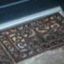 Heavy Four.5kg Brown Cast Iron Filigree Door Mat 58cm, thumbnail 2 of 3