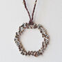 Fine Organic Silver Cord Necklace, thumbnail 2 of 2