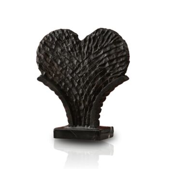 White Marble Palm Fan Sculpture, 5 of 5