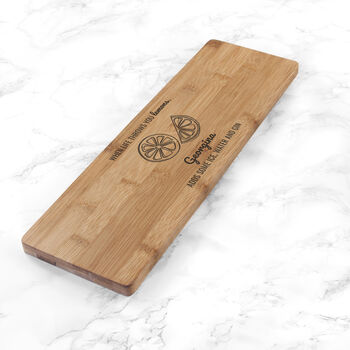Personalised Life Gives You Lemons Bamboo Serving Board, 2 of 4