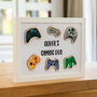 Personalised Gaming Controller Framed Print Gift, thumbnail 5 of 6
