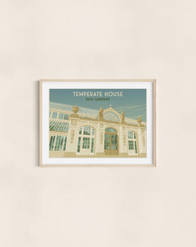 Kew Gardens Temperate House London Travel Poster, 3 of 6