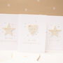 Personalised Luxury Baby Cardigan With Embroidered Moon And Stars Initial, thumbnail 7 of 11