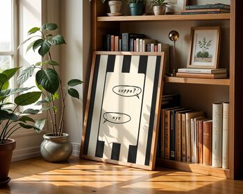 Cuppa? Tea Themed Geordie Art Print, 4 of 6