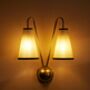 Wall Light, Antiqued Brass, thumbnail 4 of 6