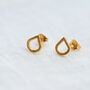 Classic Elegant Teardrop Studs, thumbnail 3 of 5