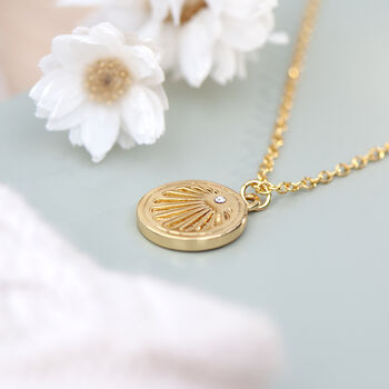 Personalised Sunburst Necklace, 5 of 7