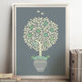 Silver Anniversary Gift Personalised Family Tree Print, thumbnail 10 of 12