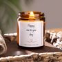 Happy You And Me Day Anniversary Scented Candle Gift For Him And Her, thumbnail 1 of 8