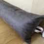 Faux Leather Draught Excluder, Heavy Draft Stopper, thumbnail 4 of 4
