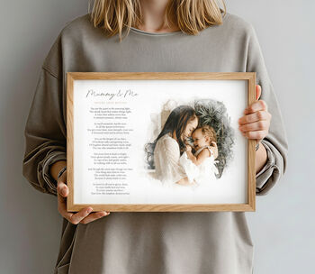 Personalised Wedding Vows Photo Poem Print, 8 of 12
