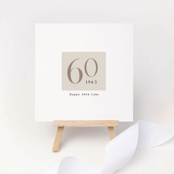 Personalised 60th Card, 3 of 3