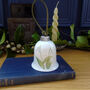 Snowdrops Fine Bone China Bell Decoration, thumbnail 5 of 10