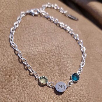 Personalised Handmade And Adjustable Swarovski Birthstone Bracelet, 3 of 8