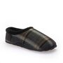 Ken Mixed Grey Herringbone Mens Slippers/Indoor Shoes, thumbnail 6 of 8