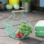 Personalised Green Garden Veg Trug Basket, thumbnail 3 of 7