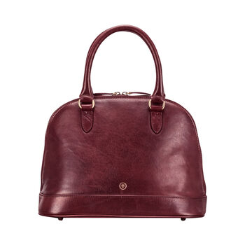 Ladies Classic Leather Handbag 'Rosa', 4 of 12