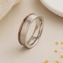 Men’s Personalised Stainless Steel Ring With Cubic Zirconia – 6mm, thumbnail 1 of 7