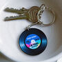 'Our Song' Personalised Vinyl Record Keyring, thumbnail 3 of 7