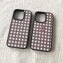 Brown Gingham With Teddies Phone Case, thumbnail 2 of 3