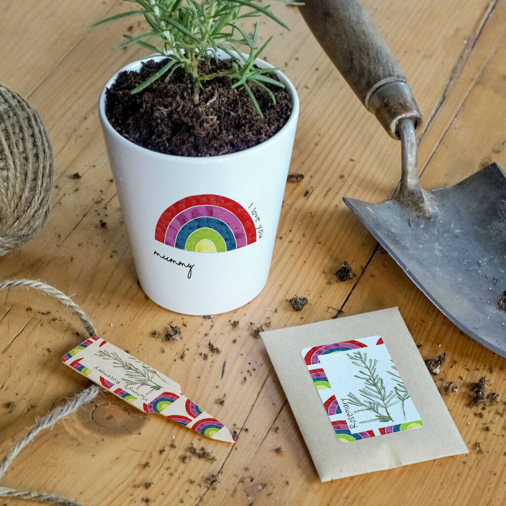Personalised Rainbow Gardener's Gift Set, 1 of 3