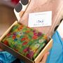 Colourful Wildflower Meadow Scarf Gift For Her — Personalised Gift Card And Gift Box Option, thumbnail 2 of 12