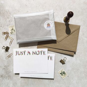 Just A Note Floral Notelets Gift Set, 7 of 7