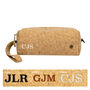 Personalised Cork Leather Wash Bag, thumbnail 5 of 7