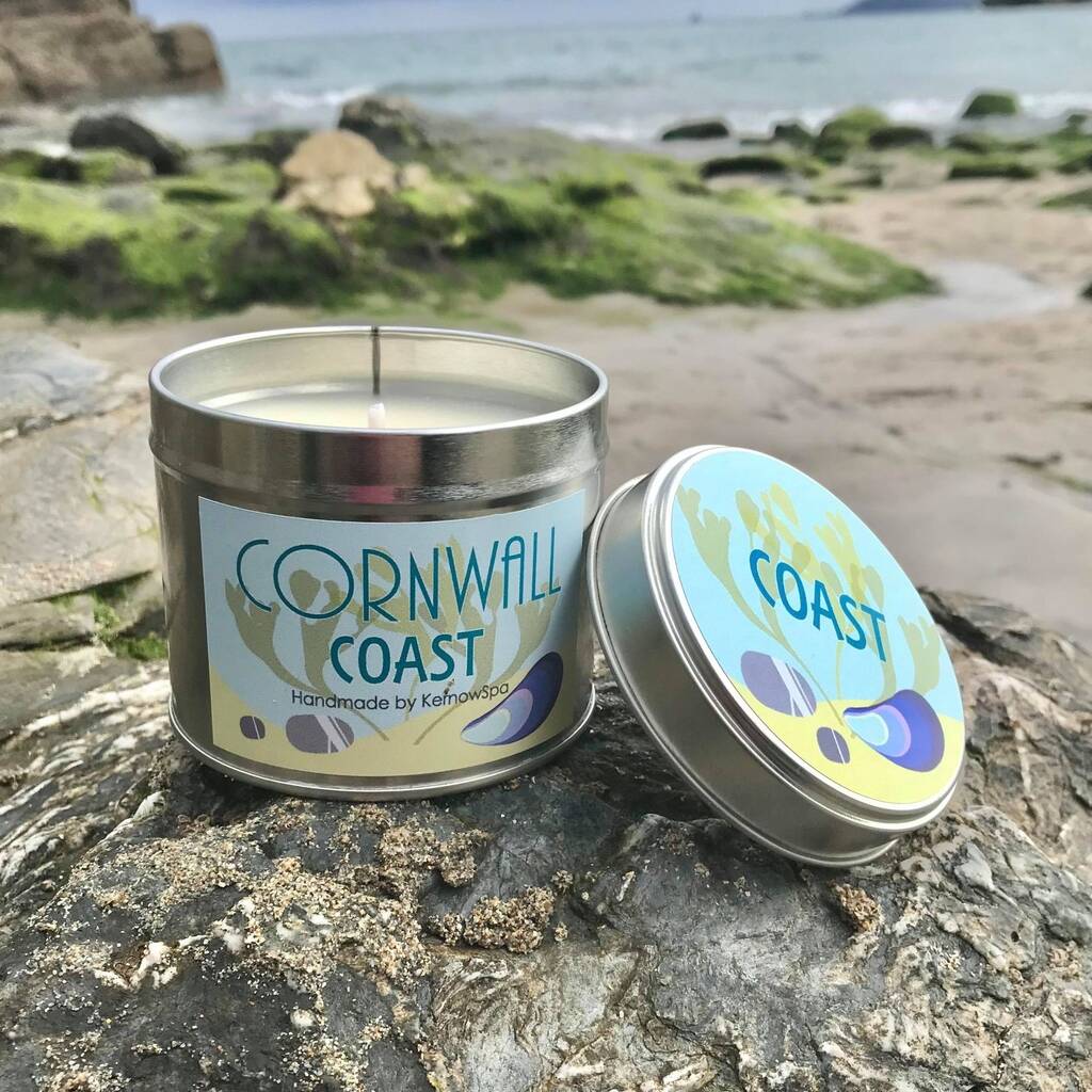 Cornwall Coast Candle Tin, 1 of 3