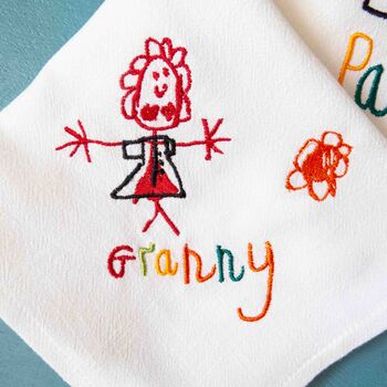 Personalised Childrens Drawing Embroidery Frame Gift, 10 of 10
