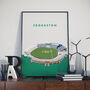 Edgbaston Cricket Ground Poster, thumbnail 1 of 3