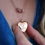 'You And Me' Heart Locket Necklace, thumbnail 4 of 10