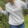 Winging It Embroidered Sweatshirt, thumbnail 2 of 3