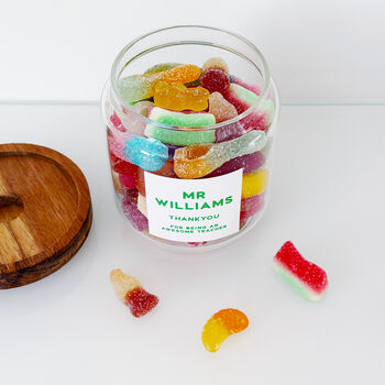 Teacher Gift Personalised Sweet Jar, 9 of 10