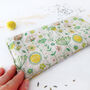 Floral Meadow Lavender Eye Pillow, thumbnail 4 of 6