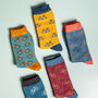 Cycling Bamboo Socks Letterbox Gift Set, thumbnail 1 of 7