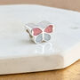 Memorial Ashes Butterfly Charm Bead, thumbnail 1 of 7