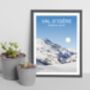 Val D'isere French Ski Resort Art Print, thumbnail 1 of 3