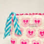 Handmade Quilted Make Up Bag | Pink Hearts, thumbnail 3 of 4