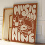 Music And Wine Print, thumbnail 1 of 10