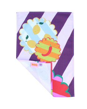 Olive Kitchen Print Tea Towel, 4 of 5