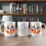 Personalised Dog Mug Dalmatian In An Autumn Wreath, thumbnail 2 of 2