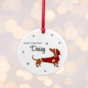 Personalised Little Dog Christmas Ornament, 2 of 5