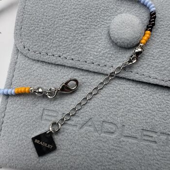 Burnley Football Club Fan Bead Bracelet With Charms, 5 of 5