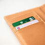 Personalised Natural Cork Passport Holder With Compass Design, thumbnail 4 of 7
