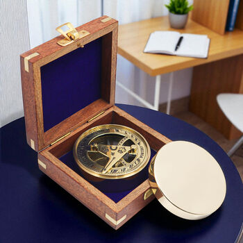 Personalised 4th Wedding Anniversary Compass Gift, 2 of 12